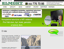 Tablet Screenshot of elmontpp.sk